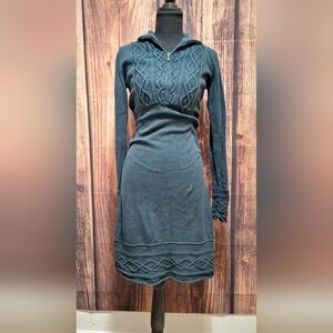 Athleta Teal Wool Blend Sweater Dress Size XS!